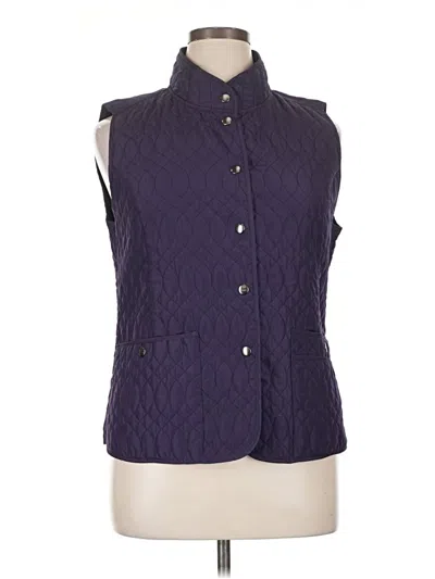 Pre-owned Northcrest Vest In Purple