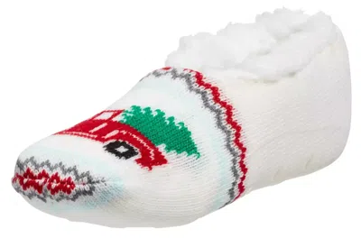 Northeast Outfitters Kids' Youth  Cozy Cabin Slippers White Comfort Socks Srt307