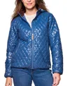 Northern Classics Quilted Puffer Jacket In Blue