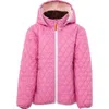 Northern Classics Quilted Puffer Jacket In Pink