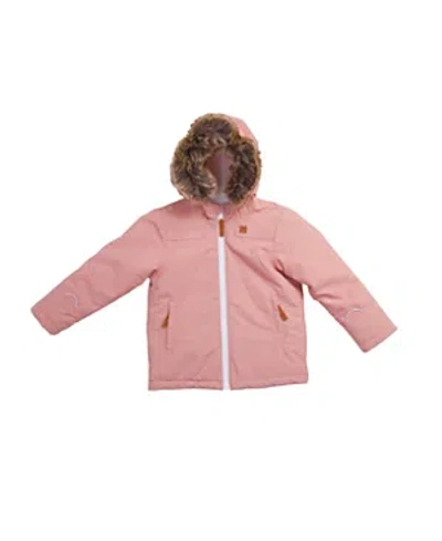 Northern Classics Girls' Insulated Summit Winter Ski Jacket - Baby, Little Kid, Big Kid In New England Red