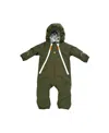 Northern Classics Unisex Insulated Waterproof Winter Bunting - Baby In Olive Green