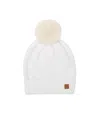 Northern Classics Unisex Knit Pom Hat - Big Kid In White