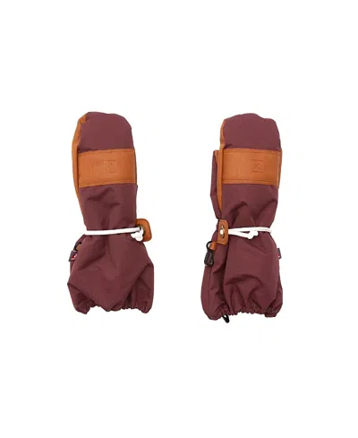 Northern Classics Unisex Waterproof Ski Mittens - Baby, Little Kid, Big Kid In Cranberry