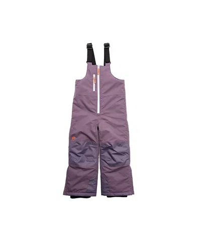 Northern Classics Kids' Unisex Winter Bib Snow Pants, Insulated Waterproof In Dusty Purple