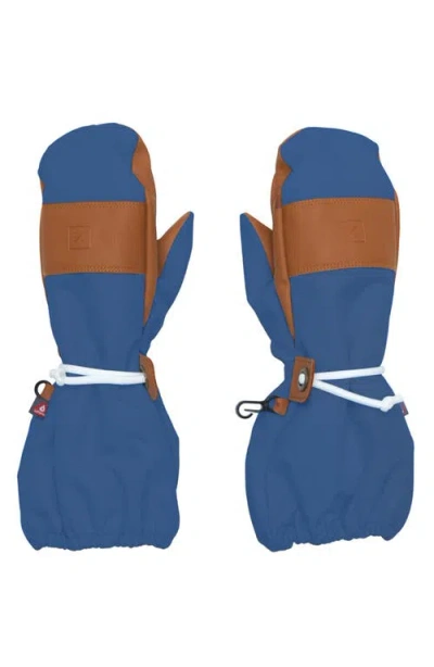 Northern Classics Waterproof Ski Mitten In Blue