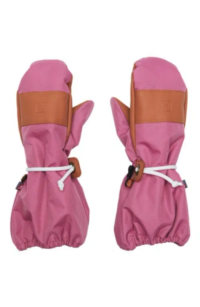 Northern Classics Waterproof Ski Mitten In Pink