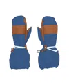 Northern Classics Waterproof Ski Mittens In Blue