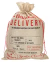 Northern Lights Dnu Unprofitable Northlight 27in Beige And Red Inchristmas Deliveryin Tie Gift Bag In Beige
