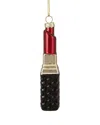 Northern Lights Dnu Unprofitable Northlight 4.75in Red Lipstick Glass Christmas Ornament In Red