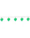 Northern Lights Northlight 10 Battery Operated Leaf Shaped Novelty Christmas Lights - Clear  Wire In Green