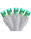 Northern Lights Northlight 100 White Led Wide Angle Christmas Lights - 33 Ft Green Wire In Green