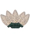 Northern Lights Northlight 100 Warm White Led Faceted C7 Christmas Lights - 66ft Green Wire In White