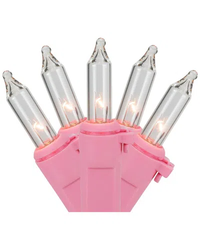 Northern Lights Northlight 100ct Clear Mini Valentinefts Day Light Set 20ft Pink Wire