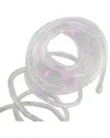 Northern Lights Northlight 12ft Solar Powered Multi-function Pink Led Indoor/outdoor Christmas Rope Lights With Grou In Pink