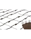 Northern Lights Northlight 2ft X 8ft Clear Led Tree Trunk Wrap Net Style Christmas Lights -  Brown Wire In Clear