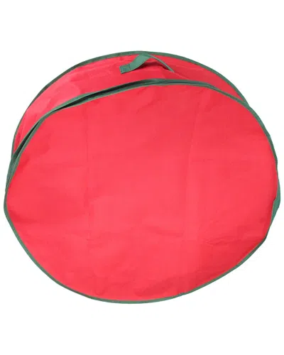 Northern Lights Northlight 36in Red And Green Christmas Wreath Storage Bag