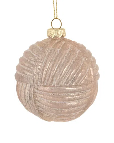 Northern Lights Northlight 3in Pink Woven Mercury Glass Ball Christmas Ornament