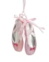 Northern Lights Northlight 4.5in Pink Ballet Slippers Glass Christmas Ornament In Pink