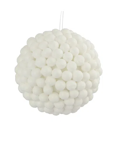 Northern Lights Northlight 4.75in White Berries Christmas Ball Ornament