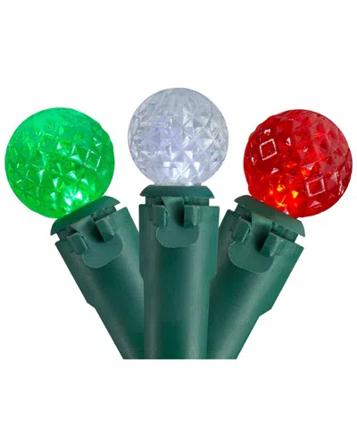 Northern Lights Northlight 50 Count Red Green And White Led G12 Berry Christmas Lights 15.9ft Green Wire In Multi
