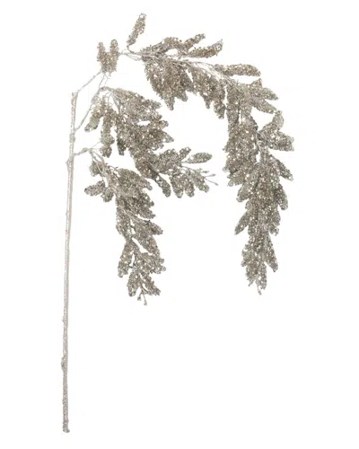 Northern Lights Northlight 51in Champagne Glitter Hanging Pine Christmas Spray In Gold