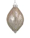 Northern Lights Northlight 5.25in Rose Gold Retro Ombre Glass Christmas Drop Ornament In Pink