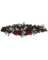 Northern Lights Northlight 52in Pre-lit Pre-decorated Artificial Christmas Swag With Bows And  Berries In Green