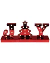 Northern Lights Northlight 6.5in Led Lighted Red Ftjoyft Christmas Marquee Sign In Red