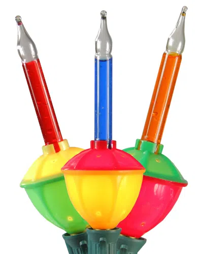 Northern Lights Northlight 7-count Multi Color Retro Mini Christmas Light Set  6ft Green Wire