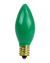 Northern Lights Northlight Club Pack Of 25 Opaque Green C7 Christmas Replacement Bulbs In Green