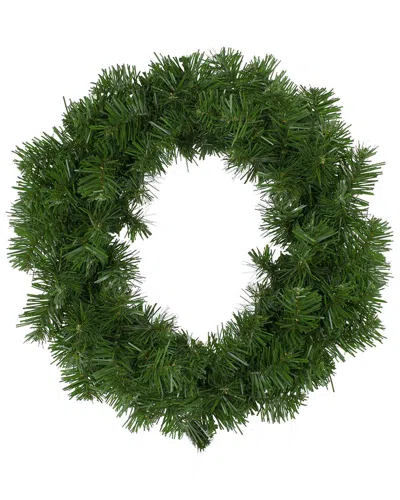 Northern Lights Northlight Deluxe Windsor Pine Artificial Christmas Wreath - 16-in Unlit In Green