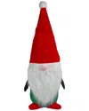 Northern Lights Northlight Lighted Red And Green Christmas Gnome Yard Decoration  35-inch In White
