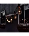 Northlight 10-count Clear Transparent Edison Patio Light Set