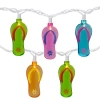 Northlight 10 Flip Flop String Lights In Blue