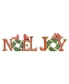 Northlight 10" "joy" And "noel" Christmas Signs, Set Of 2 In Red