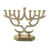 Northlight 10" Menorah Star Of David Candle Holder In Gold
