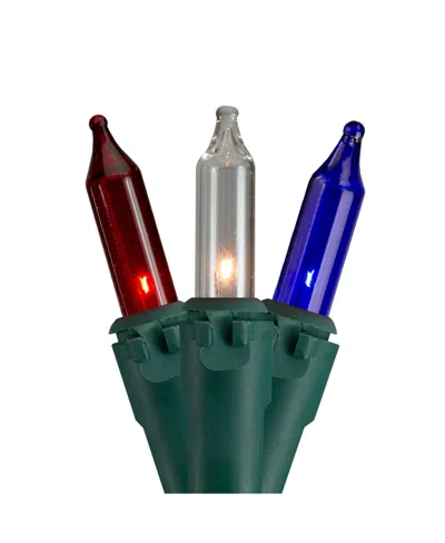 Northlight 100 Count Red White And Blue 4th Of July String Lights 20' Green Wire