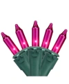 Northlight 100 Pink Mini Christmas Lights 2.5" Spacing In Pink