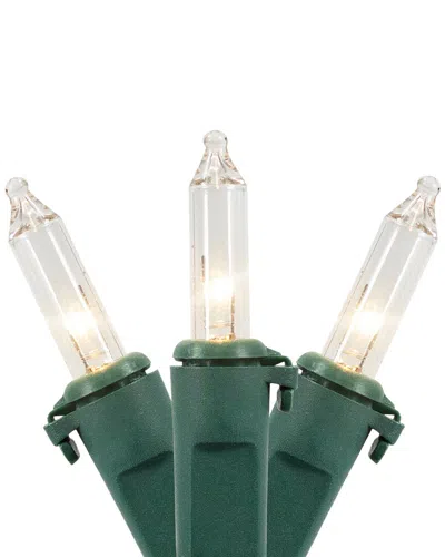 Northlight 100-count Clear Mini Christmas Light Set 20.25ft Green Wire