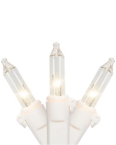 Northlight 100-count Clear Mini Christmas Light Set 20.25ft White Wire