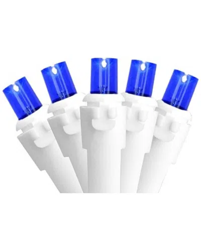 Northlight 100ct Blue Led Wide Angle Icicle Christmas Lights