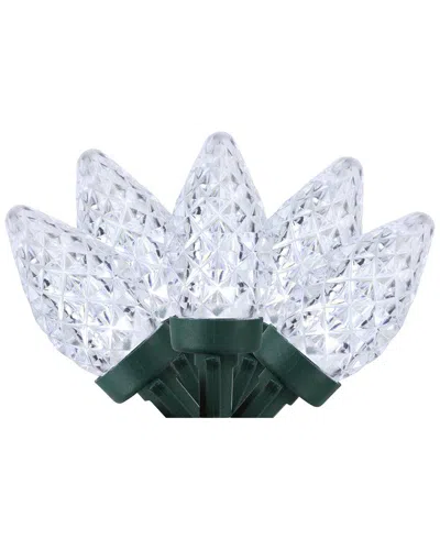 Northlight 100ct Pure White Led Faceted C7 Christmas Lights