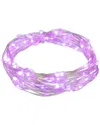 Northlight 100ct Purple Led Micro Fairy Lights On 16ft Copper Wire In Purple