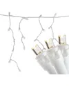 Northlight 100ct Warm White Led Wide Angle Icicle Christmas Lights In Multicolor