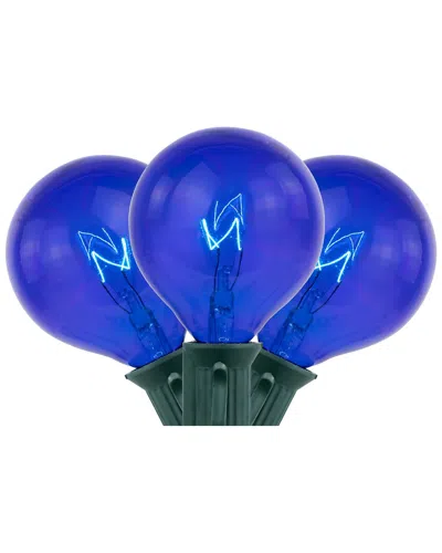 Northlight 10ct Blue G50 Globe Christmas Patio Lights
