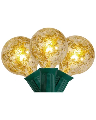 Northlight 10-count Clear Mercury Glass G50 9ft Green Wire String Lights In Yellow