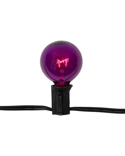 Northlight 10ct G40 Globe Halloween Lights In Purple
