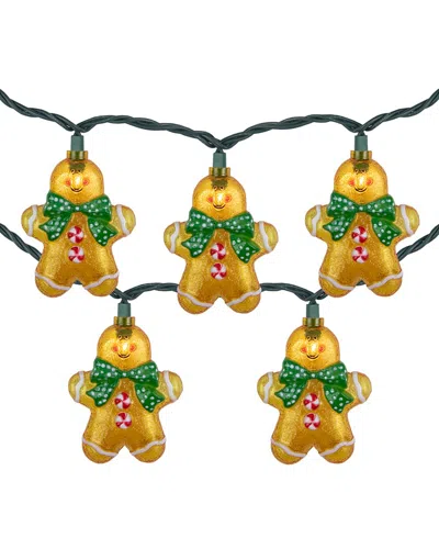 NORTHLIGHT NORTHLIGHT 10CT GINGERBREAD MAN CHRISTMAS LIGHTS