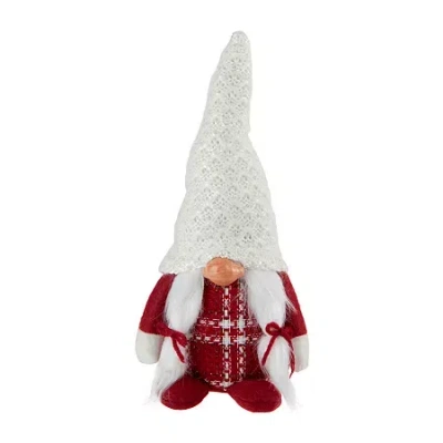 Northlight 10in Red And White Nordic Girl Christmas Decoration Christmas Gnome In Multi